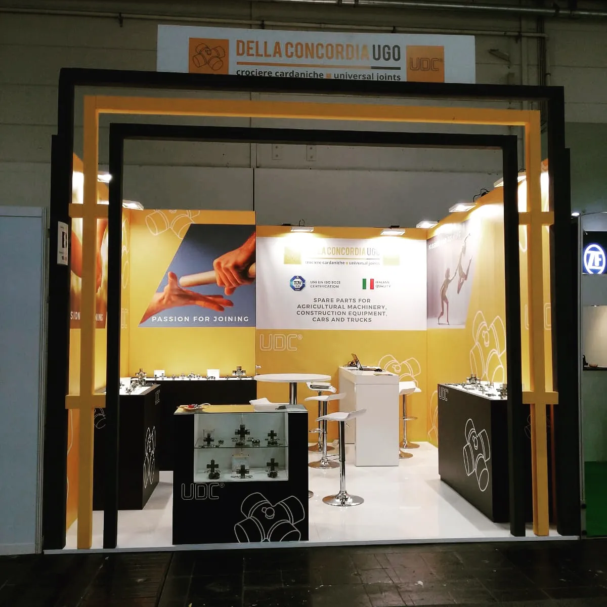 Stand Della Concordia Ugo (UDC) ad Agritechnica, ricambi per macchine agricole e crociere cardaniche
