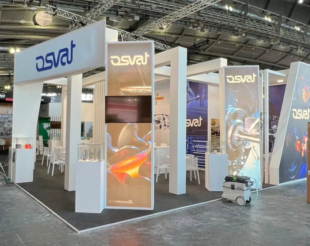 Trade show stand built by Stanport — 21