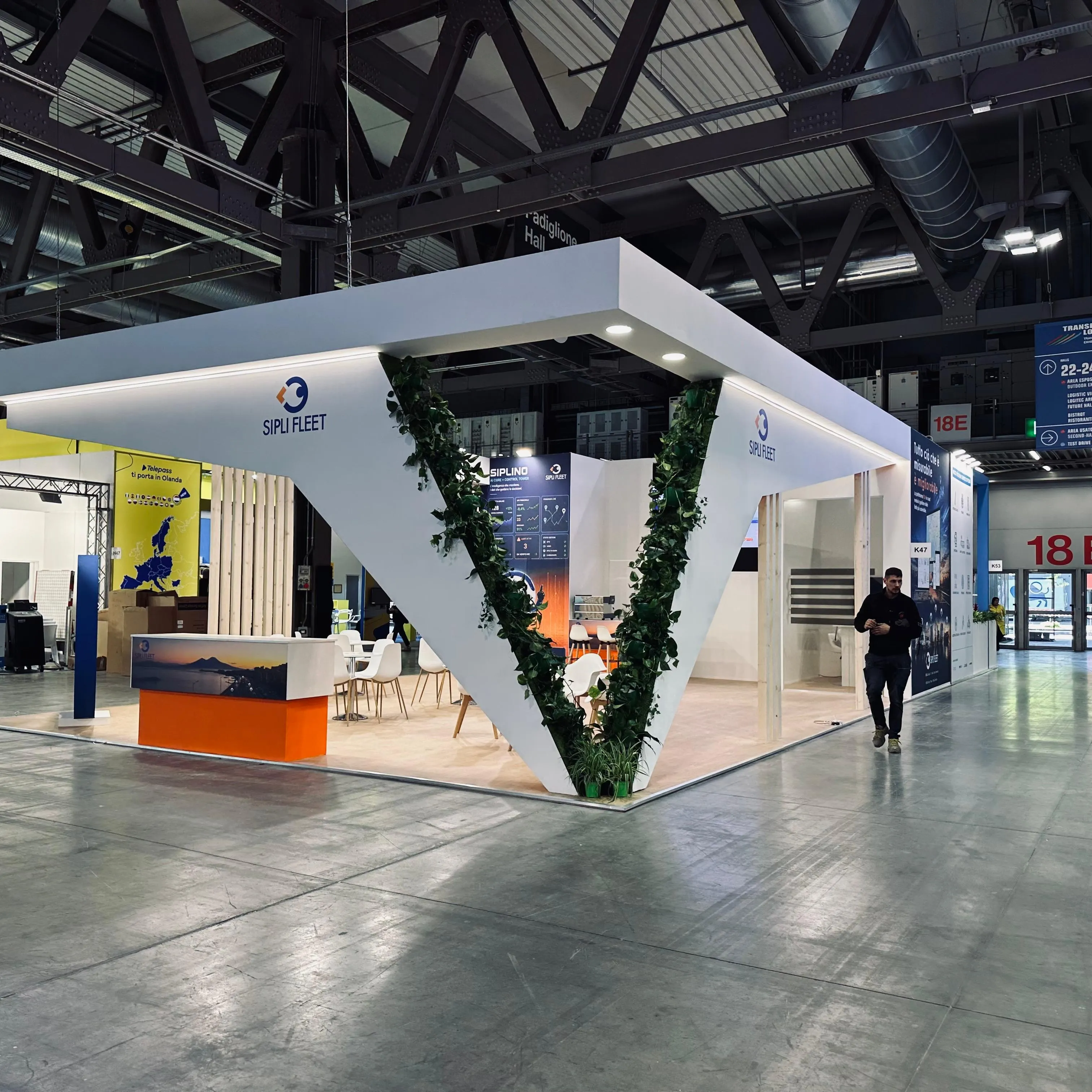 Trade show stand built by Stanport — 07