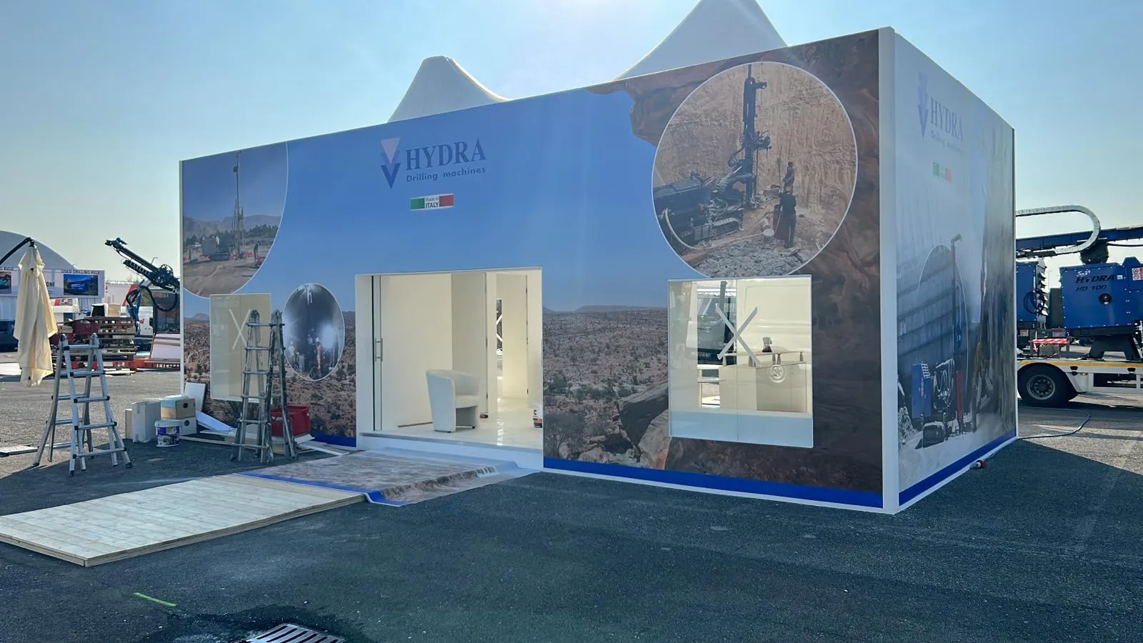Trade show stand built by Stanport — 40
